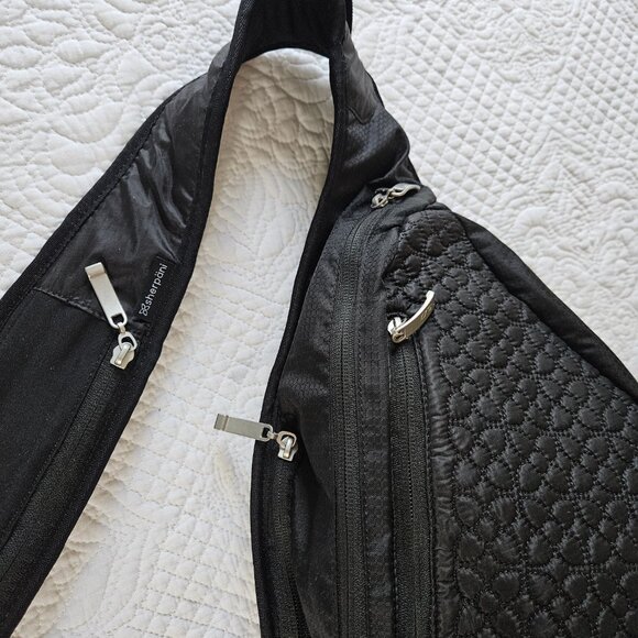 NWOT Sherpani Black Quilted RFID Protection Esprit Le Sling Backpack - Women's - Picture 7 of 12